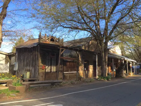 Volcano, California (March 18, 2014) - Wooden buildings