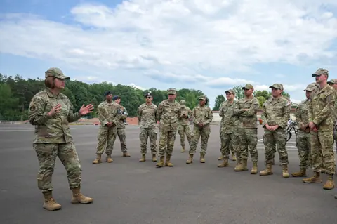 CMSAF visits the 569th USFPS at Kapaun Air Station