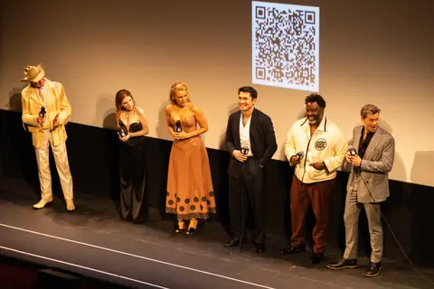 Paul Feig, Anna Kendrick, Blake Lively, Henry Golding, Bashir Salahuddin, and Andrew Rannells at SXSW 2025 02