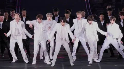 BTS performing "Not Today" during Speak Yourself tour at MetLife Stadium, 18 May 2019 03