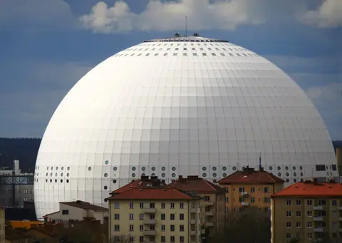 Globen från Hammarbybacken, 2016