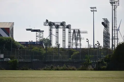 Coldplay at Craven Park Concert Prep Stage Setup, Kingston upon Hull 14-08-2025