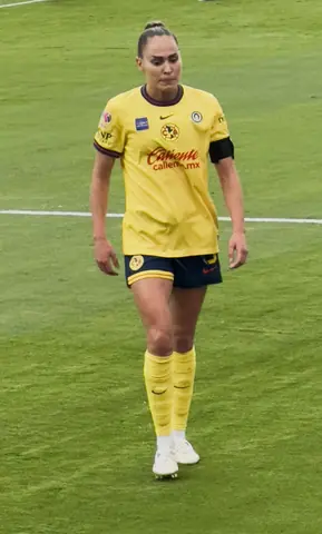 Irene Guerrero playing for Club America Femenil in 2025