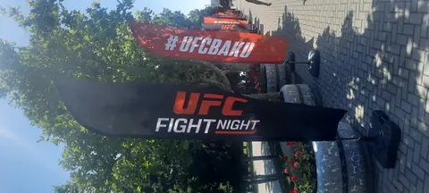 UFC Fight Night Fiziev vs. Torres brand activation event in Baku Boulevard