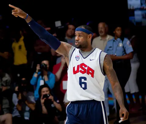 LeBron James 2012 USA team