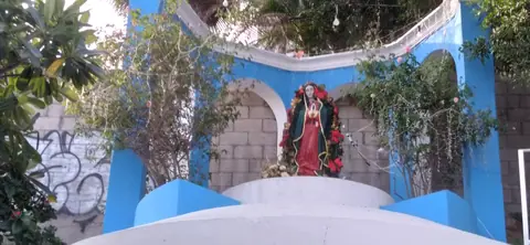 Estatua de la Virgen de Guadalupe en Mazatlán, 4 de enero de 2026 02