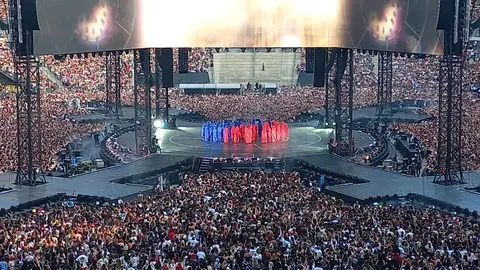 BTS Arirang World Tour in Paris (17 July 2026) - intro to Act 2