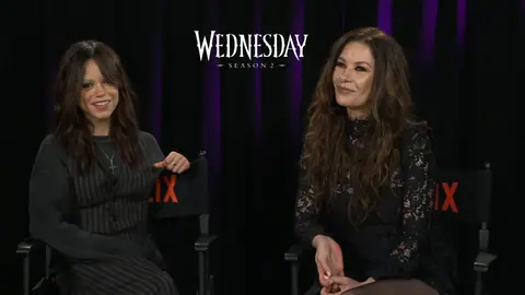 Jenna Ortega and Catherine Zeta-Jones 2025