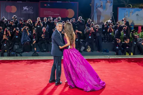 George and Amal Clooney at the 82nd Venice Film Festival