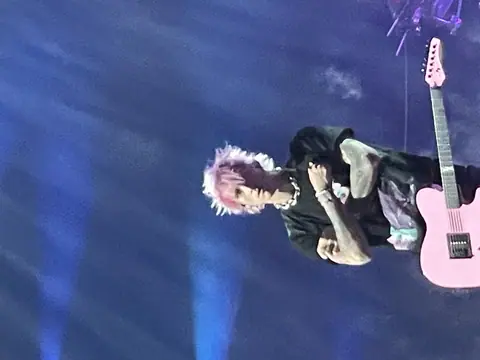 Machine Gun Kelly at a Concert