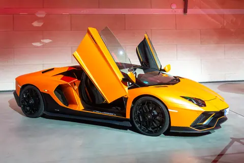 Lamborghini Aventador, Motortreff Bella Italia 2024, Munich (P1190389-RR)