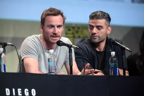 SDCC 2015 - Michael Fassbender & Oscar Isaac