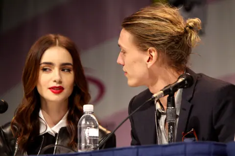 Jamie Campbell Bower & Lily Collins