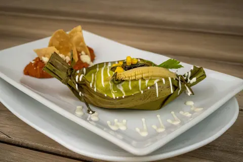 Delicious traditional Mexican dish with unique presentation in Guanajuato.