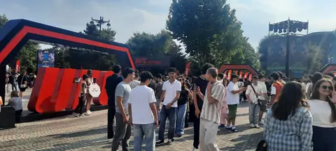 UFC Fight Night Fiziev vs. Torres brand activation event in Baku Boulevard (15598)