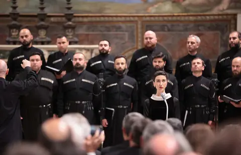 Keti Kartvelishvili, a member of Trinity Cathedral Choir