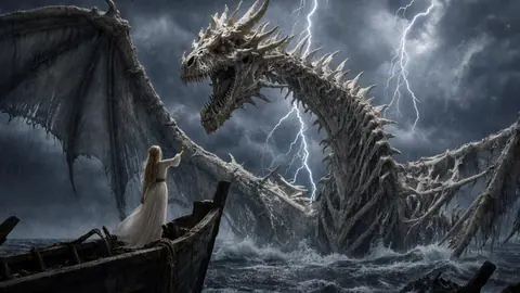 Skel;etal Sea Dragon - backiee