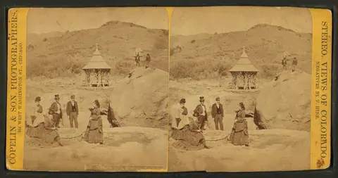 Navajoe soda spring, Manitou, by Thomas Hine