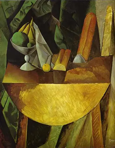 1909_Pain_et_fruits_sur_une_table